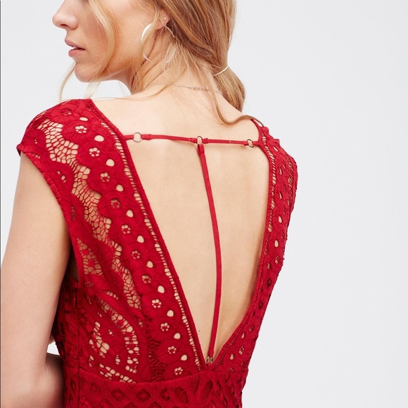NWT Free People One Million Lovers Lace Dress - Picture 4 of 8
